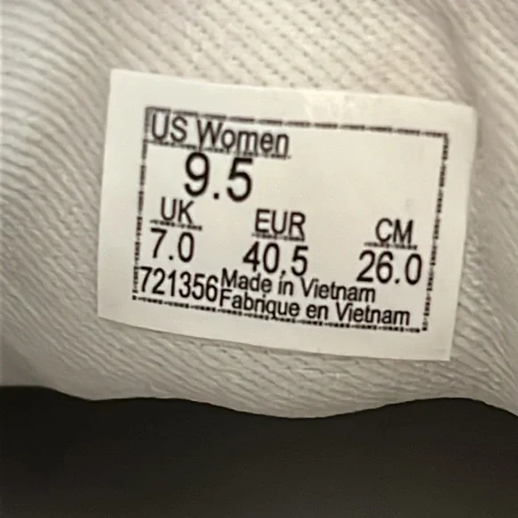 Vans Camden Stripe Metallic Galaxy Sparkle Fabric Sneakers Women’s Size 9.5 - Picture 9 of 13